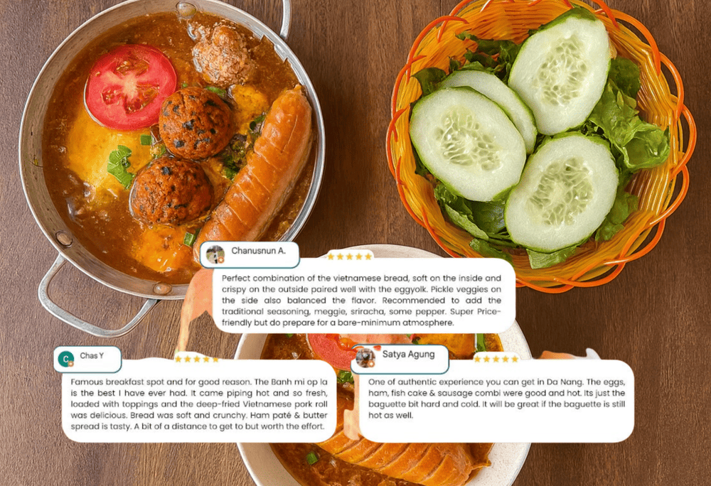 Ms. Ly's pan bread received many compliments from diners